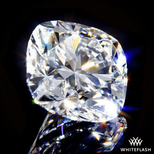 Actual Image of a Cushion Cut Diamond