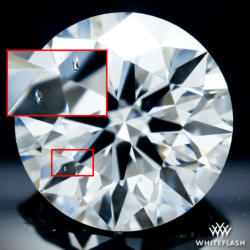 Round Cut Diamond Inclusions