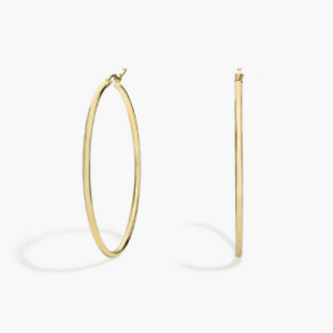 Large Hoop Earrings in 14k Yellow Gold at Blue Nile